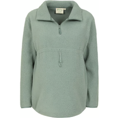 Maternity Tops Maternity & Nursing Wear Mountain warehouse Cozy Maternity Sherpa Half-Zip Fleece Khaki