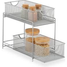 Relaxdays pull-out baskets Kitchen Storage 2pcs