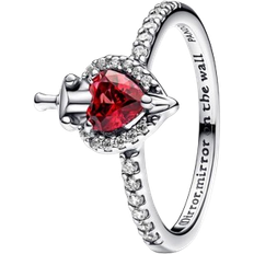 Pandora Disney Villains Evil Queen Ring - Silver/Red/Transparent