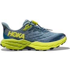 Hoka Kid's Speedgoat 5 - Stone Blue/Dark Citron