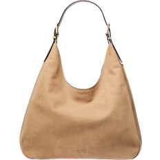 Michael Kors Nolita Large Nubuck Hobo Shoulder Bag - Camel