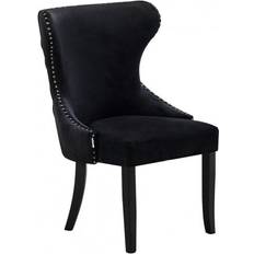 Life Interiors Mayfair Lux Black Kitchen Chair 100cm 6pcs