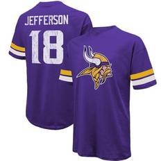 Majestic Threads Men's Justin Jefferson Minnesota Vikings Oversize Fit T-Shirt