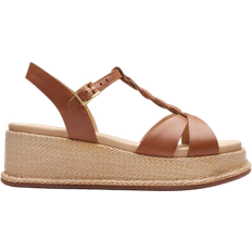 Heeled Sandals Clarks Kimmei Twist - Tan