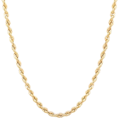 Men Jewellery T.H.Baker Rope Chain Necklace - Gold