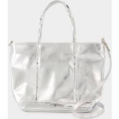 Vanessa Bruno Cabas S Shopper Bag Leather Silver