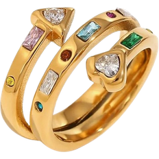 SKJUBLPG Ring - Gold/Multicolor