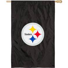 Evergreen Pittsburgh Steelers Applique House Flag 71.1x111.8cm