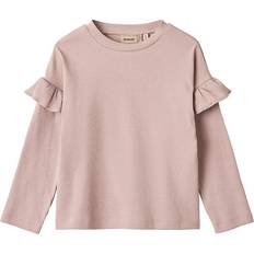 Wheat Children's Clothing Wheat Langærmet Rib T-shirt Belinda dry rose