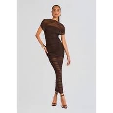 SER.O.YA Noel Mesh Midi Dress