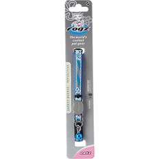 Rogz Reflective Cat Collar with Breakaway Clip - Blue Floral Design