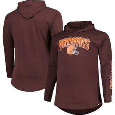 Fanatics Cleveland Browns Brown Big & Tall Front Runner Pullover Hoodie Men's