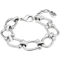 UNOde50 Medium Sized Oval Links Bracelet - Silver