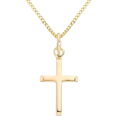 Gold - Women Necklaces Beaverbrooks Cross Pendant - Gold