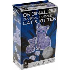 Bepuzzled 3D Crystal Puzzle Cat & Kitten 49 Pieces