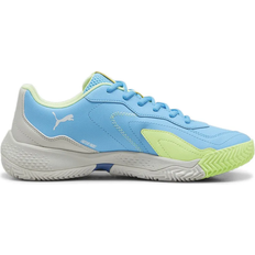 Laced - Women Racket Sport Shoes Puma Nova Smash - Luminous Blue/White/Glacial Grey