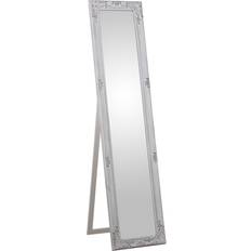 Alexandra House Living D1622730 White/Silver Floor Mirror 39x156cm