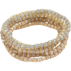 Shein 7pcs Simple Beaded Bracelet