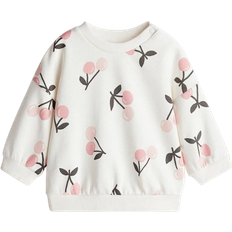 H&M Baby's Printed Sweatshirt - White/Cherries