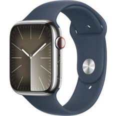 Apple Watch Series 9 Wearables Apple Watch Series 9 Cellular 45mm Stainless Steel Case with Sport Band