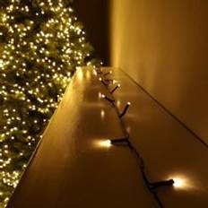 Gold Christmas Tree Lights LED Premier 600 led 60m - Amber - Orange Christmas Tree Light