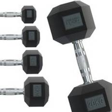 Body Revolution Hex Dumbbells 27&#46 5Kg Pair