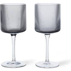 Ferm Living Ripple White Wine Glass 27cl 2pcs