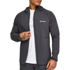 Berghaus Theran Full Zip Jacket - Grey Pinstripe/Jet Black