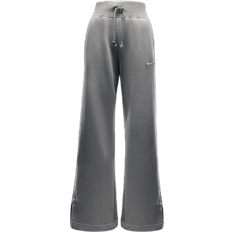 Women - XL Trousers Nike Sportswear Phoenix Fleece Women's High Waisted Wide Leg Tracksuit Bottoms - Light Army/Sail