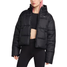 S - Women Outerwear Nike Sportswear Classic Puffer Therma Fit Loose Bubble Jacket women - Black/White