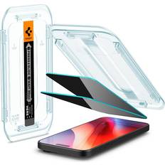 Spigen Glas.tR EZ Fit Privacy Screen Protector for iPhone 16 Pro Max 2-Pack