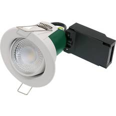 Bell Lighting Firestay Slim Tilt IP44 LED 5W 3000K White Ceiling Flush Light