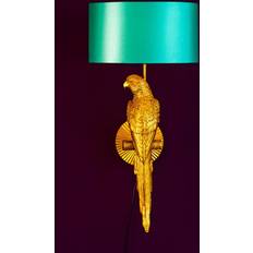 WERNS Parrot Percy Left Gold/Turquoise Wall lamp