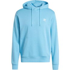 Adidas M Jumpers Adidas Men's Trefoil Essentials Hoodie - Light Blue