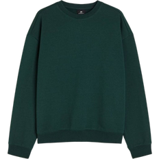 H&M Jumpers H&M Loose Fit Sweatshirt - Dark Green