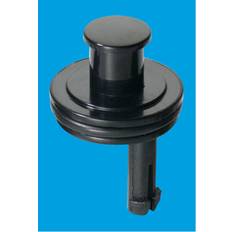 Plastic Valves Mcalpine BP2-CAP Black Plastic Plug 1¾ diameter for 1½ waste