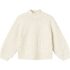 Name It Kid's Nadalie Long Sleeved Knitted Pullover - Jet Stream (13235184)