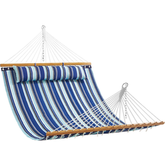 VEVOR Double Quilted Fabric Hammock 12 FT 122.05 in L x 55.12 in W x 0.98 in H