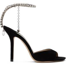 Jimmy Choo Saeda 100 Suede - Black