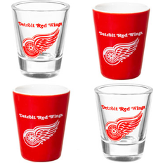 Red Shot Glasses Detroit Red Wings Four-Pack Shot Glass