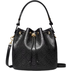 Tory Burch T Monogram Bucket Bag - Black