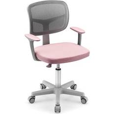 Pink Desk Chairs Kid's Room Adjustable Desk Chair 21.5" x 20" x 31.5" Pink