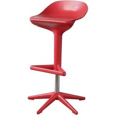 Modern Restaurant Lifting High Red Seating Stool 92cm