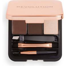 Revolution Beauty Brow Sculpt Kit Dark Brown