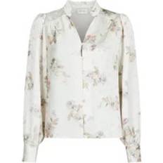 Neo Noir Shirts, female, Beige, Soft Blossom Blouse with Floral Print