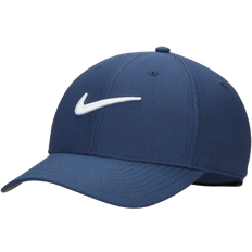 Nike Dri-FIT Club Structured Swoosh Cap - Midnight Navy/White