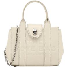 Marc Jacobs The Turnlock Crossbody Tote Bag - Cloud White