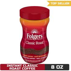 Folgers Classic Roast Instant Coffee Crystals 12 Oz