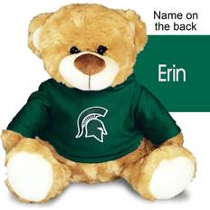 Chad & Jake Green Michigan State Spartans Personalized 10'' Plush Bear