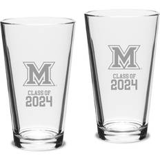 Jardine RedHawks 2024 Two-Piece Pint Set Beer Glass 16fl oz